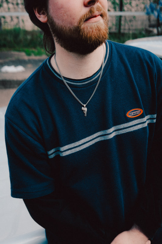 SMALL PISTOL SILVER PENDANT| handmade jewelry