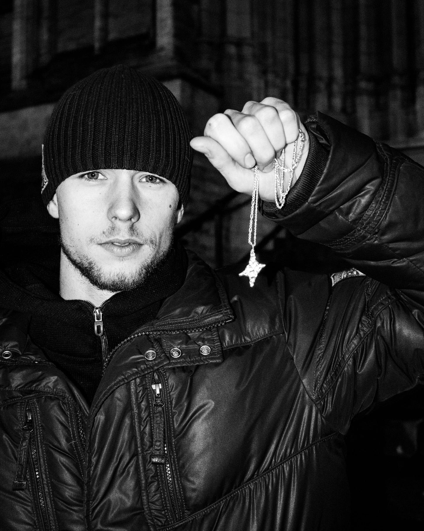 Raw cut star pendant | STERLING SILVER