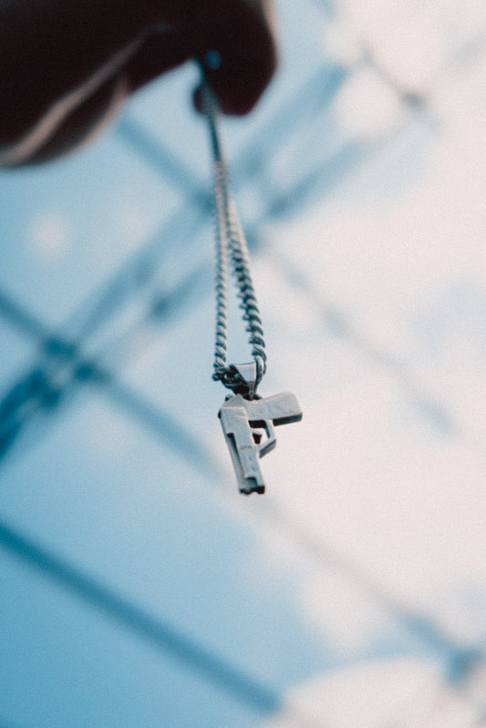 SMALL PISTOL SILVER PENDANT| handmade jewelry