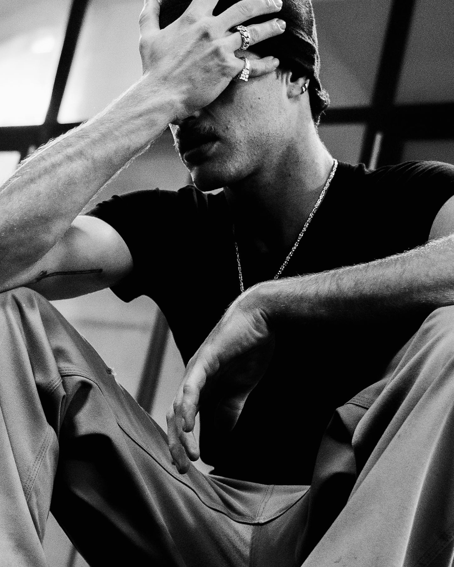 Raw cut ring | STERLING SILVER