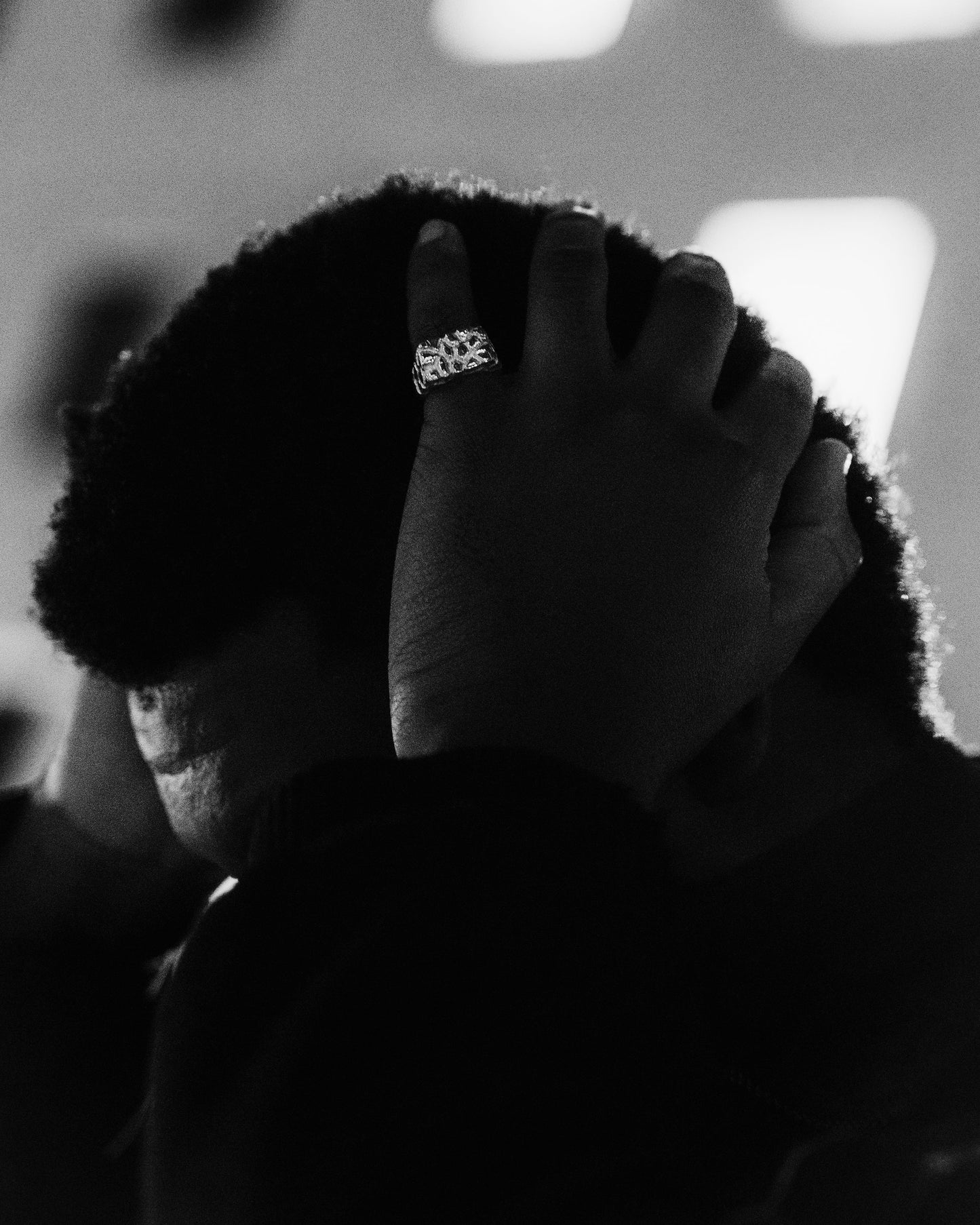 Raw cut ring | STERLING SILVER