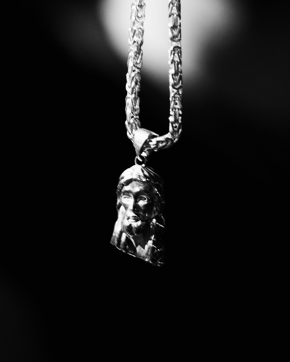 JEZUS PENDANT - handmade silver